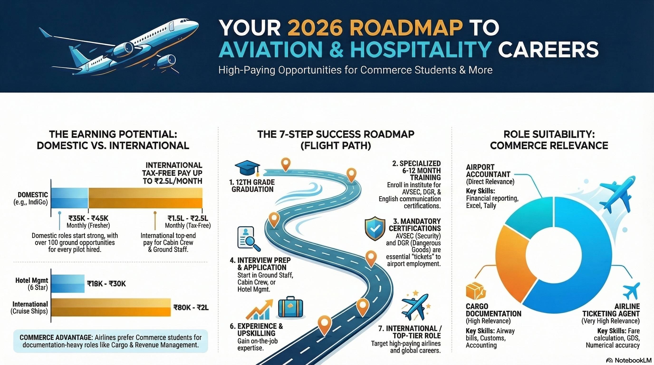 How to Get Airport Job After 12th Commerce 2026: Step-by-Step - Ground Staff career guide from Wings Institute Vadodara Gujarat